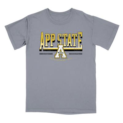 App State B-Unlimited Wavy Mascot Comfort Colors Tee