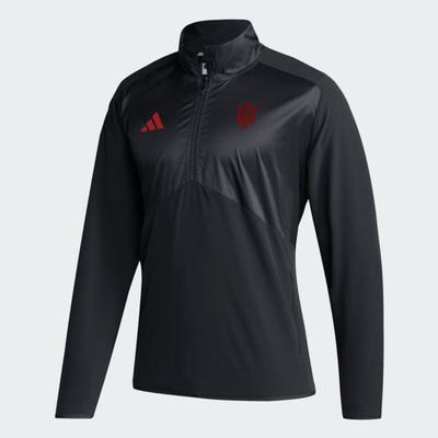 Indiana Adidas Sideline Woven 1/4 Zip Pullover