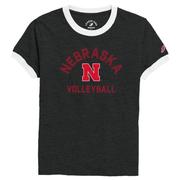  Nebraska League Youth Volleyball Ringer Tee