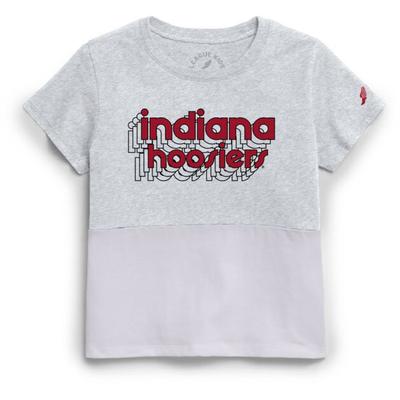 Indiana League YOUTH Retro Shadow Outline Colorblock Tee