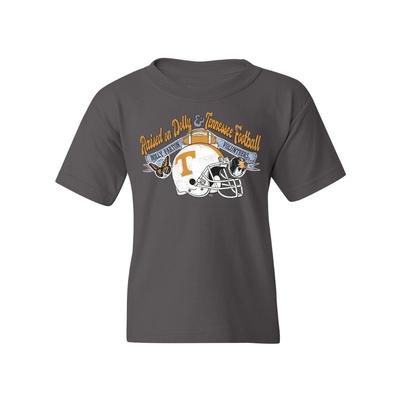 Tennessee LivyLu YOUTH Dolly and Football Raised Tee