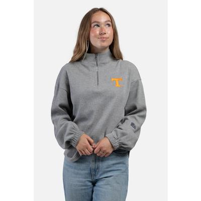 Tennessee Hype and Vice Grand Slam 1/4 Zip Pullover HTHR_GREY