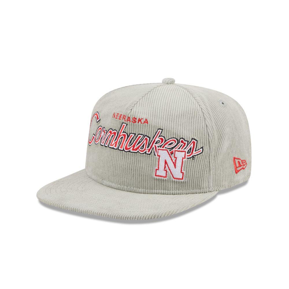 Huskers | Nebraska New Era Corduroy Golfer Snapback Cap | Alumni Hall