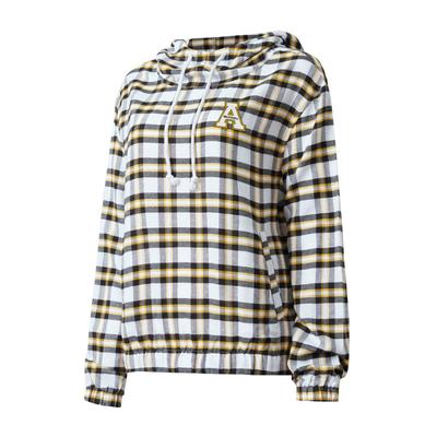 App State College Concepts Women's Sienna Flannel Hooded Top