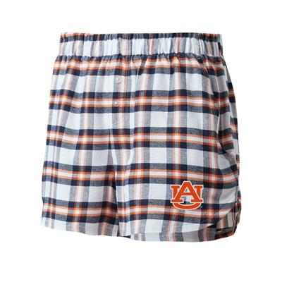 Auburn College Concepts Sienna Flannel Shorts