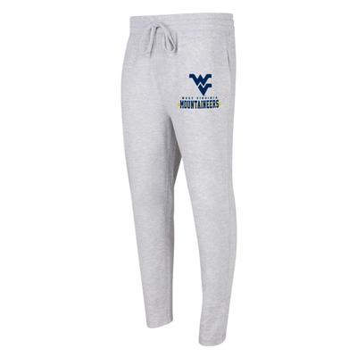 West Virginia College Concepts Biscayne Solid Knit Pants
