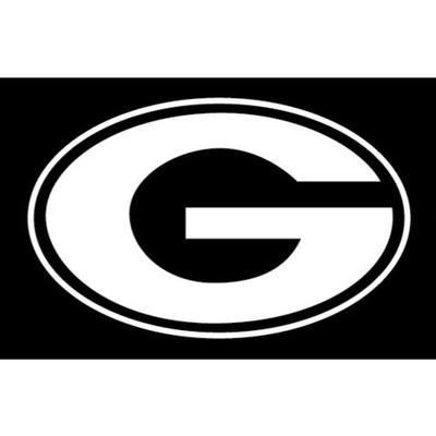 Georgia Decal White Power G Logo 6