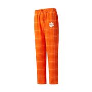  Clemson College Concepts Concord Flannel Pants