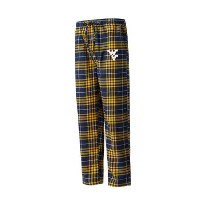 West Virginia College Concepts Concord Flannel Pants