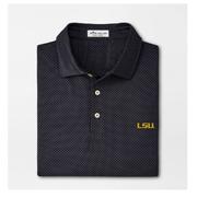  Lsu Peter Millar Dolly Printed Performance Polo