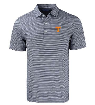 Tennessee Cutter & Buck Eco Forge Double Stripe Polo