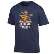  West Virginia Champion Cue Country Roads Tee