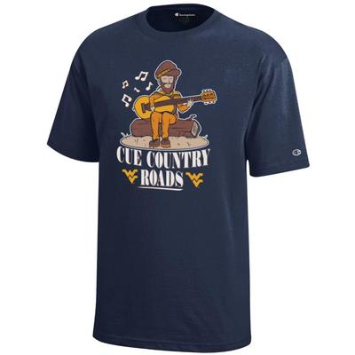 West Virginia Champion YOUTH Cue Country Roads Tee