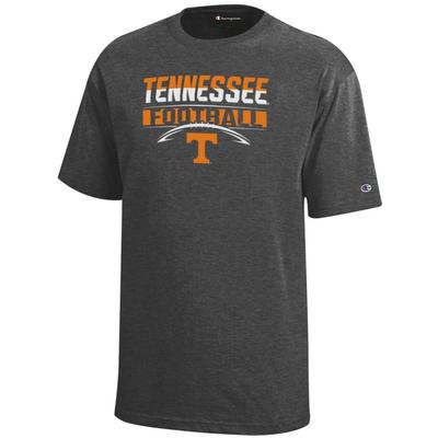 Tennessee Champion YOUTH Split Color Over Football Tee