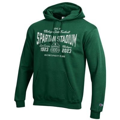 Michigan State Champion 100 Years Spartan Stadium Hoodie