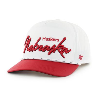 Nebraska 47' Brand Chamberlain Hitch Rope Snapback Hat