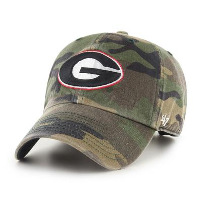 Georgia 47' Brand Camo Clean Up Circle G Logo Hat