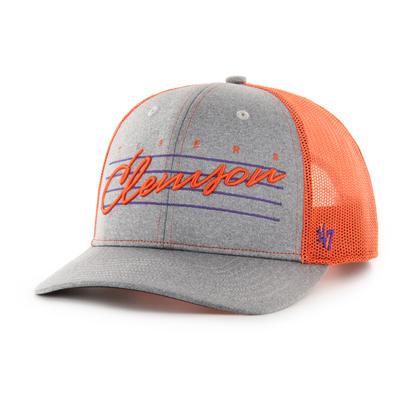 Clemson 47' Brand Downdraft Trucker Snapback Hat
