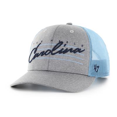UNC 47' Brand Downdraft Trucker Snapback Hat