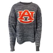  Auburn Darby 2 Heather Chenille Applique Sweater