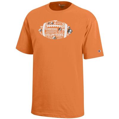 Tennessee Champion YOUTH Football Wordmarks Tee