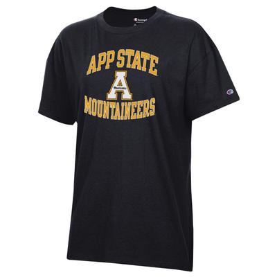 App State Champion Women's Arch Straight Oversized Core Tee