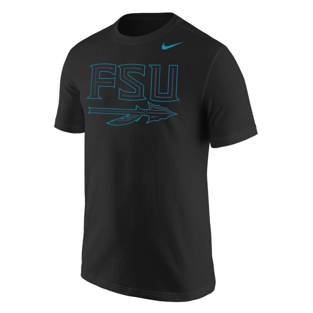 FSU | Florida State Nike Spear Logo Dri-fit Cotton Tee | Alumni Hall