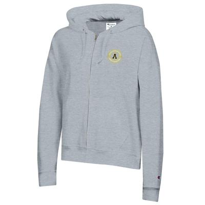 App State Champion Women's Embroidered Power Blend Full Zip