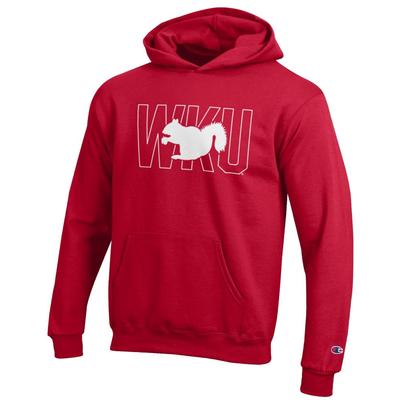 Western Kentucky Champion YOUTH White Squirrel Hoodie
