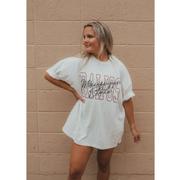  Mississippi State Gameday Social Owens Oversized Band Tee