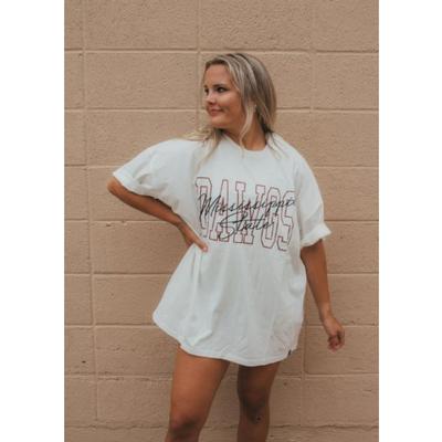 Mississippi State Gameday Social Owens Oversized Band Tee
