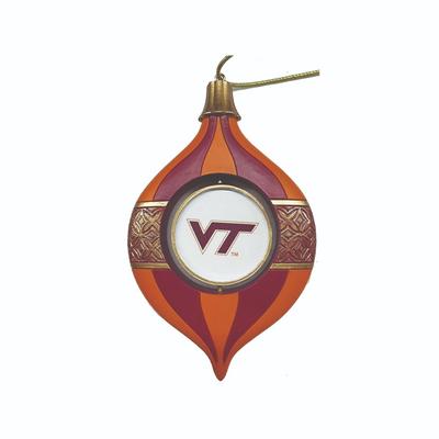 Virginia Tech Spinning Bulb Ornament