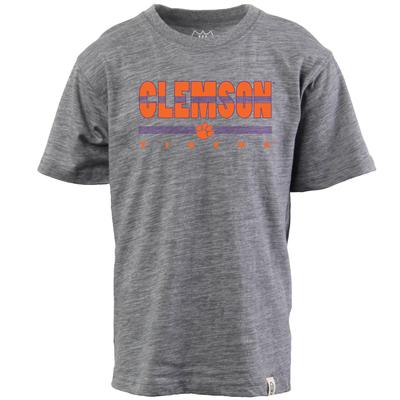 Clemson Wes and Willy YOUTH Cloudy Yarn Tee