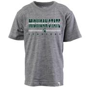  Michigan State Wes And Willy Youth Cloudy Yarn Tee