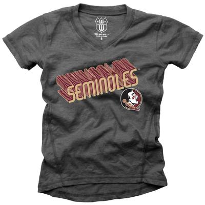 Florida State Wes and Willy YOUTH Blend Slub Tee
