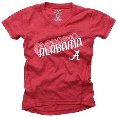 Alabama Wes and Willy YOUTH Blend Slub Tee