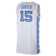  Carolina Jordan Brand Limited Carter # 15 Basketball Jersey