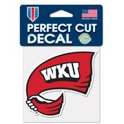 Western Kentucky 4 X 4 Towel Perfect Cut Decal