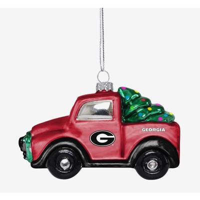 Georgia Glass Truck Ornament