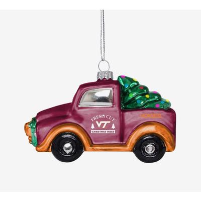 VT Glass Truck Ornament