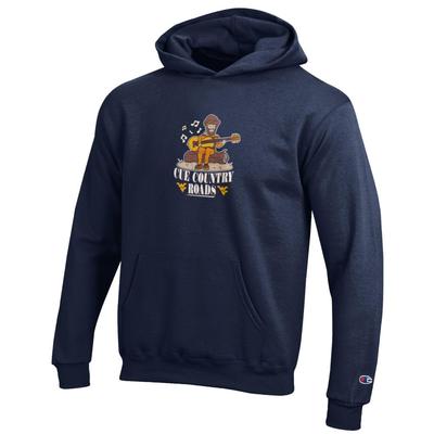 West Virginia Champion YOUTH Cue Country Roads Hoodie