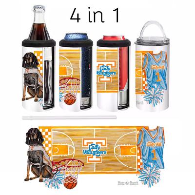 Tennessee Lady Vols 4-in-1 Watercolor Can Cooler
