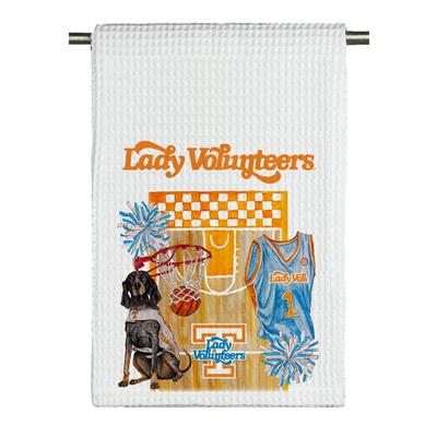 Tennessee Lady Vols Watercolor Tea Towel