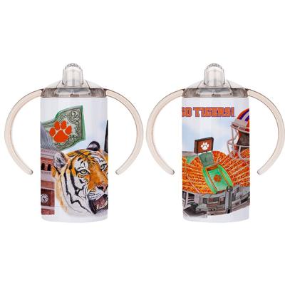 Clemson Watercolor Sippy Cup
