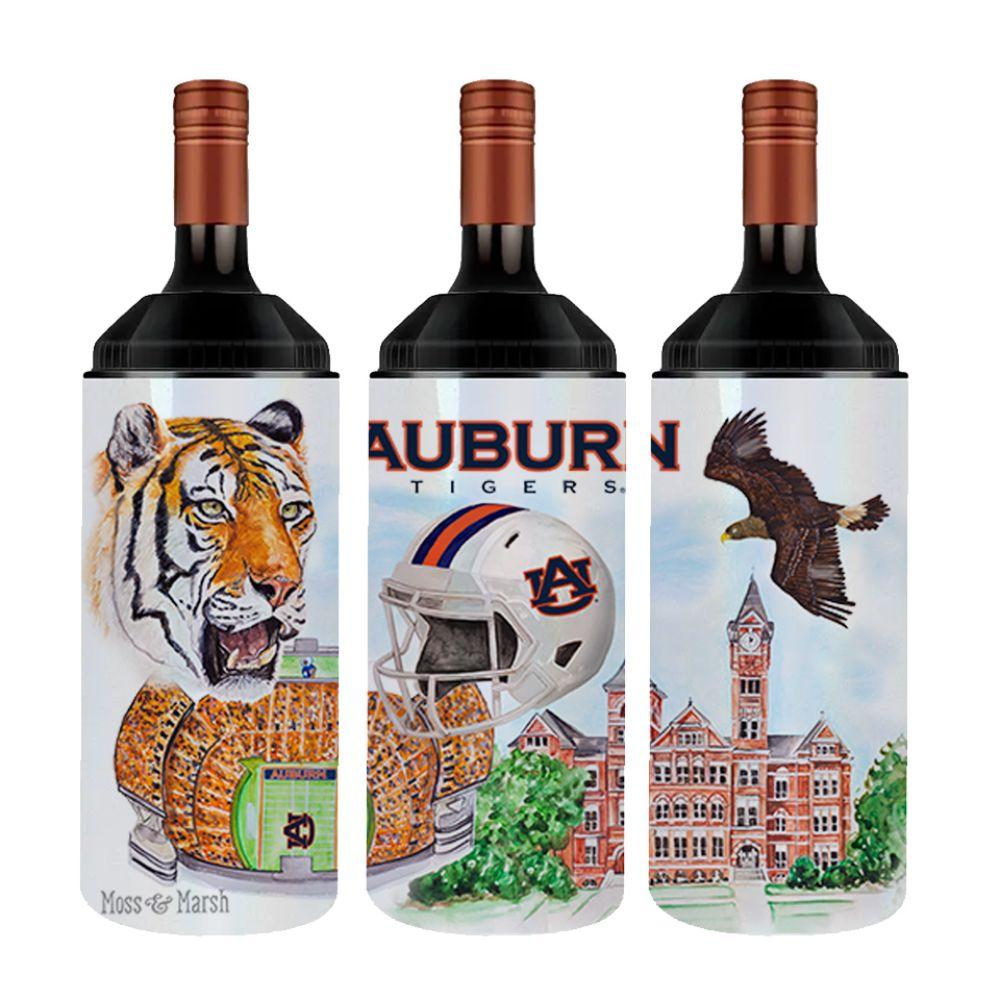 AUB, Auburn Watercolor Wine Bottle Chiller