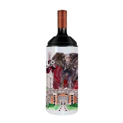 Alabama Watercolor Wine Bottle Chiller