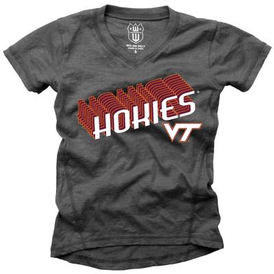 Virginia Tech Wes and Willy YOUTH Blend Slub Tee