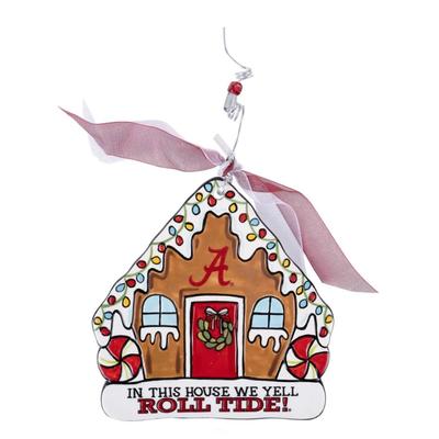 Alabama Gingerbread House Ornament