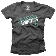  Michigan State Wes And Willy Youth Blend Slub Tee