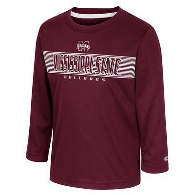 Mississippi State Colosseum Toddler Stage Dive Long Sleeve Tee